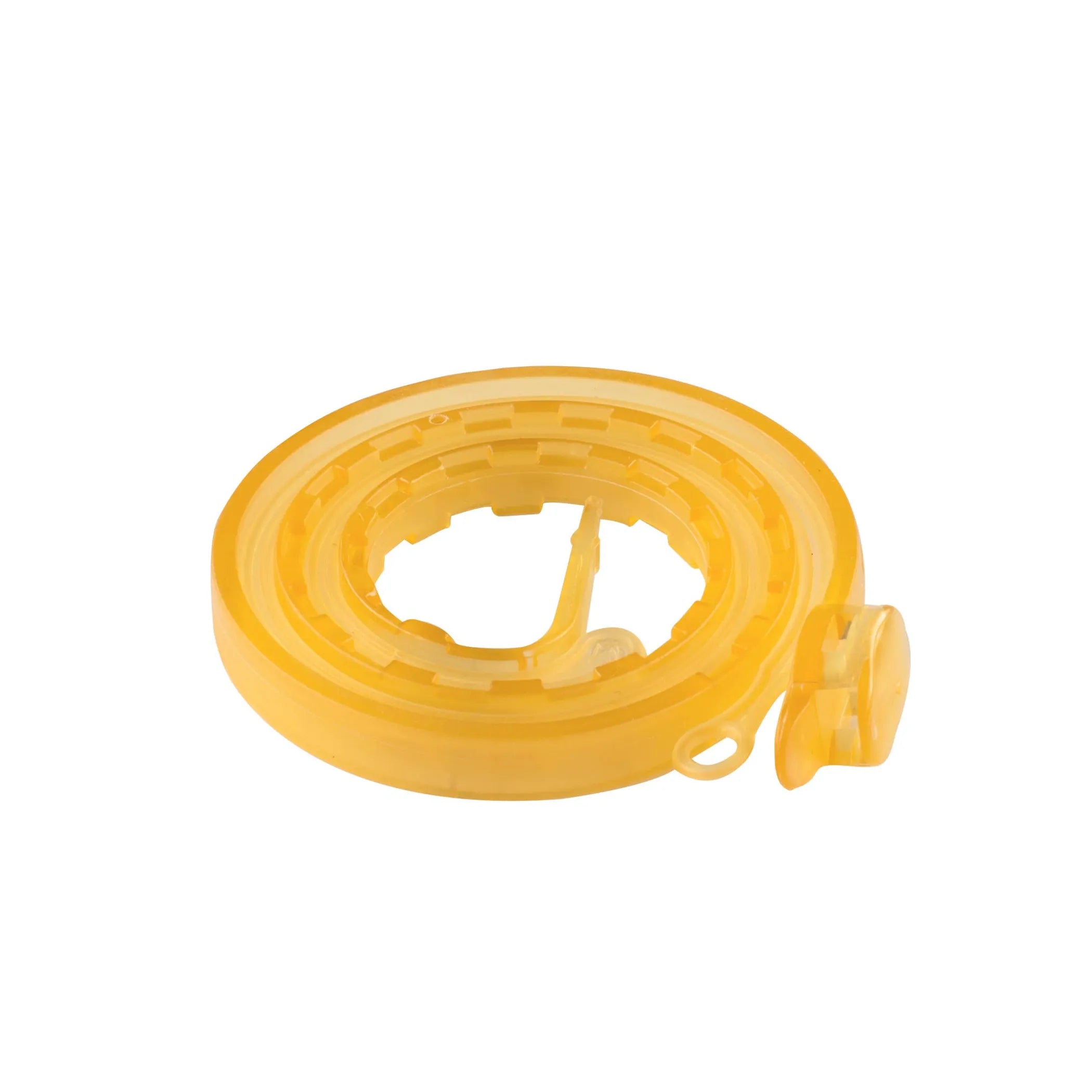 Yellow hose on a white background