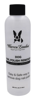 Warren London dog nail polish remover bottle on a white background